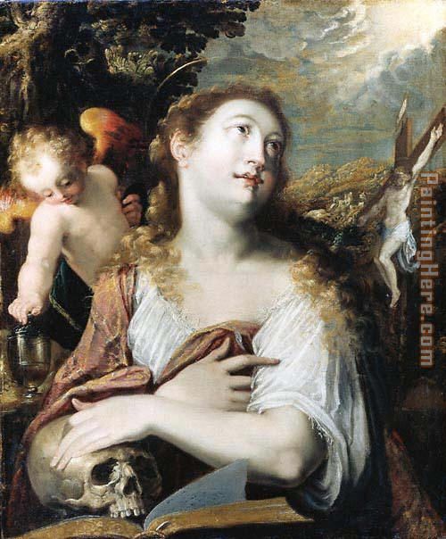 Penitent Magdalene By Joseph Heintz painting - Unknown Artist Penitent Magdalene By Joseph Heintz art painting